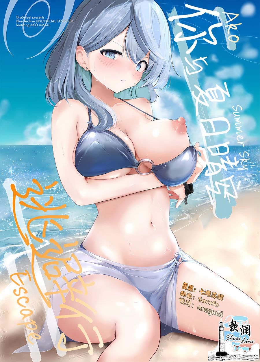 (C104) [Dra5nize (鬼ヶ島えりゅ)] 君と夏空、逃避行 (ブルーアーカイブ) [欶澜汉化组]