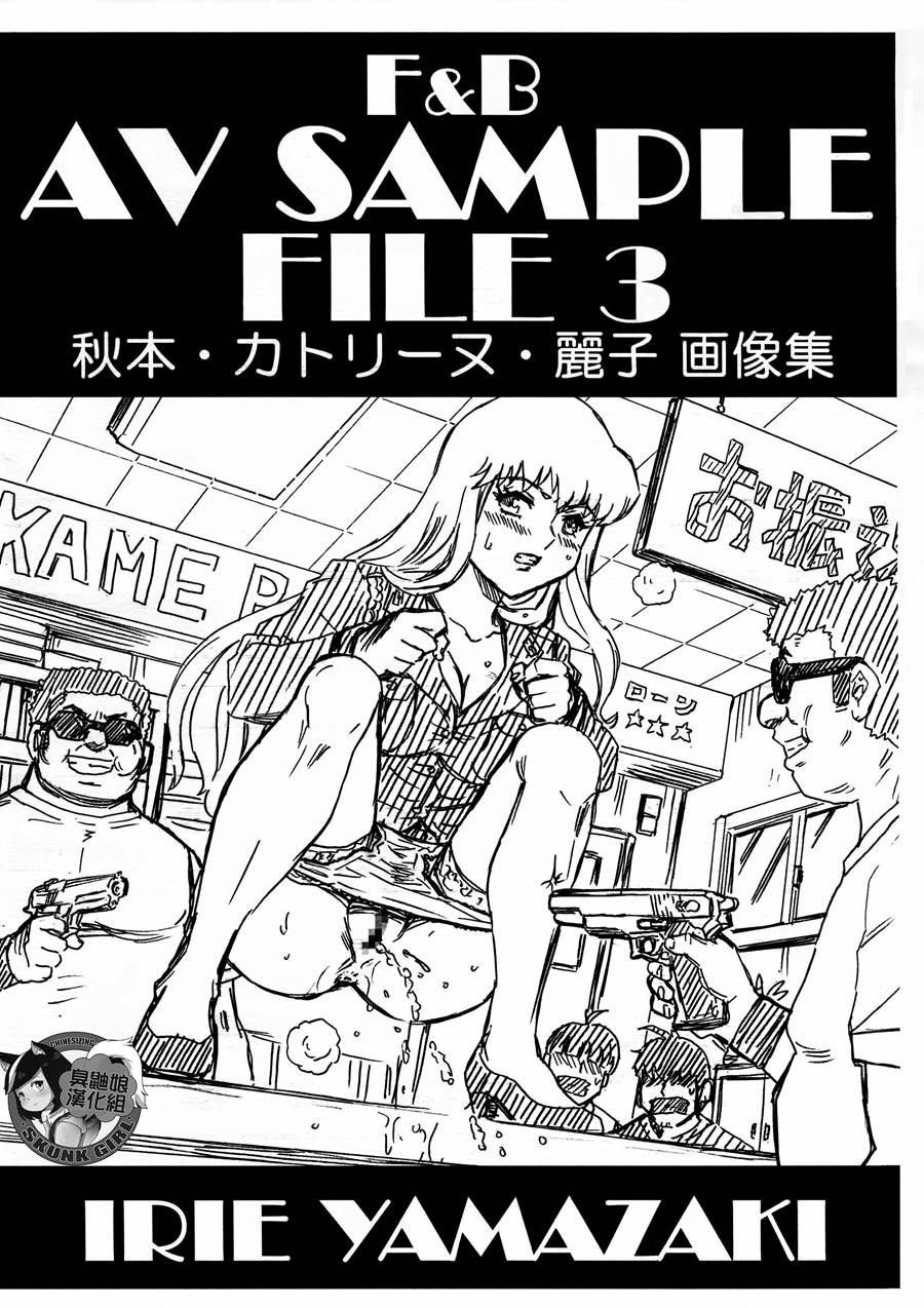 [臭鼬娘漢化組] (C92) [RAT TAIL (IRIE YAMAZAKI)] F＆B AV SAMPLE FILE 3 秋本?カトリーヌ?麗子 画像集 (こちら葛飾区亀有公園前派出所)
