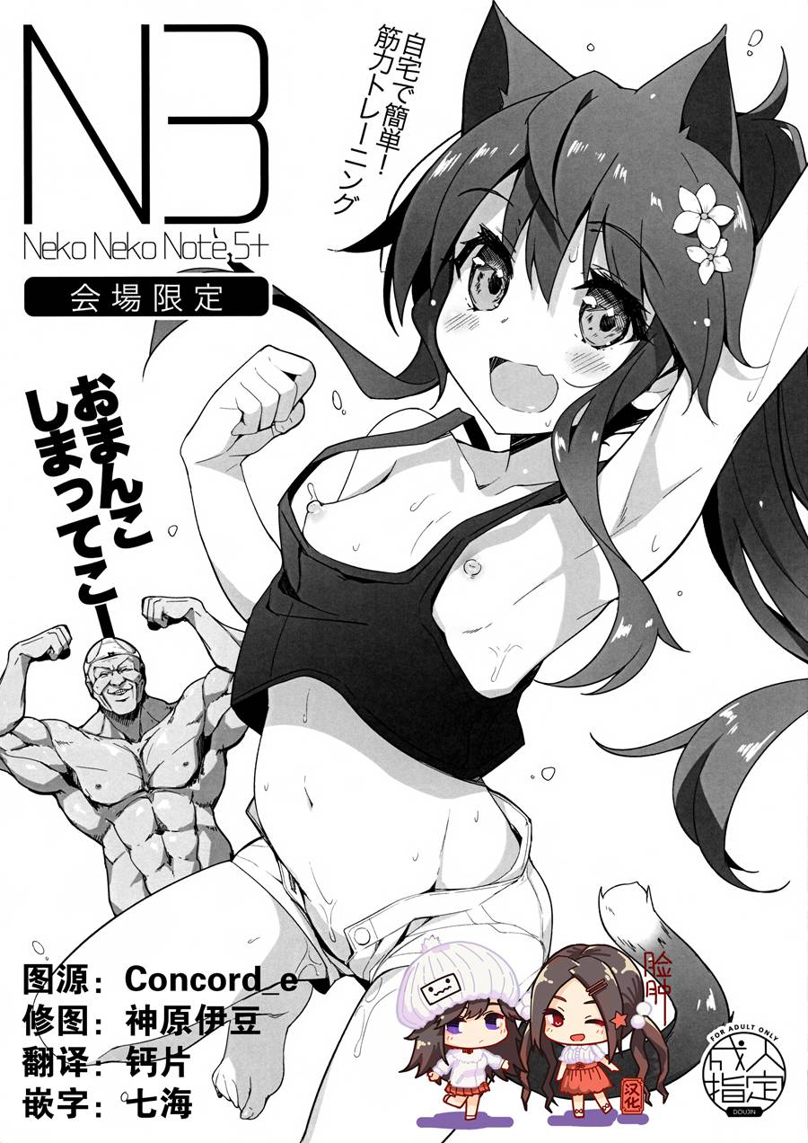 [脸肿汉化组] (C96) [猫御所 (ヤナギユウ)] Neko Neko Note 5+
