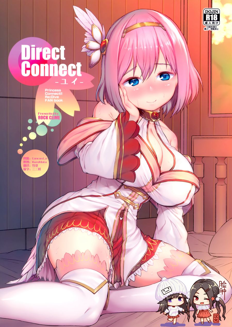 [脸肿汉化组] (C97) [ROCK CLIME (崎森ダン)] Direct connect -ユイ- (プリンセスコネクト!ReDive)